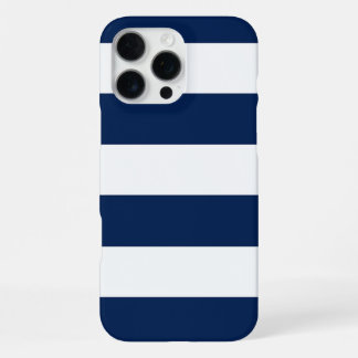 Coque iPhone 16 Pro Max Pêcheur esthétique Bleu rayé