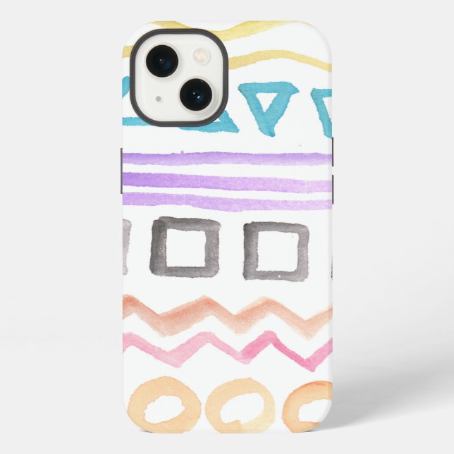 Coque iPhone peint à la main (Verso)