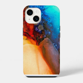 Coque Pour iPhone 14 peinture abstraite art