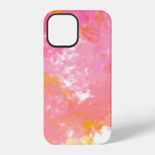 Coque iPhone 12 Peinture abstraite créative. Fond avec artiste