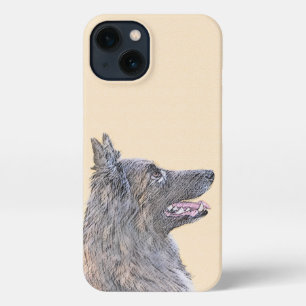 Etui iPhone 13 Peinture belge Tervuren - Cute Original Chien Art