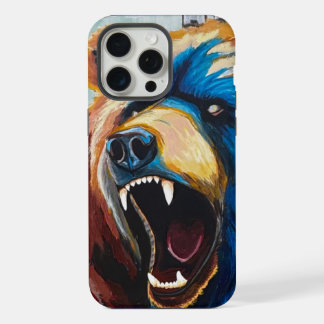 Peinture d'ours grizzly - Art animalier