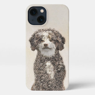 Etui iPhone 13 Peinture espagnole de chien d'eau - jolie art orig