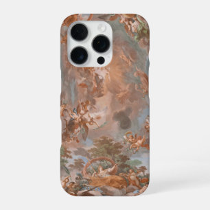 Coque iPhone 16 Pro Peinture murale Renaissance Anges Cherubs