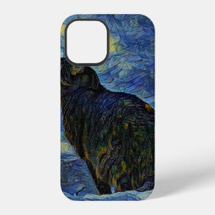 Coque iPhone 12 Peinture numérique Chat Shambhala dans le style de