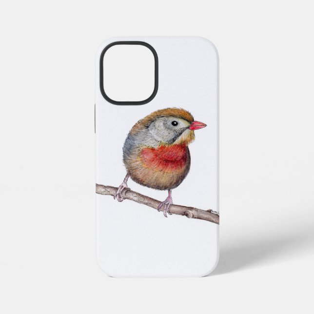 Coque iPhone Pekin Robin Bird (Leiothrix lutea) (Verso)