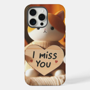 Peluche de chat adorable avec message sincère