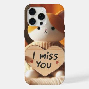 Peluche de chat adorable avec message sincère