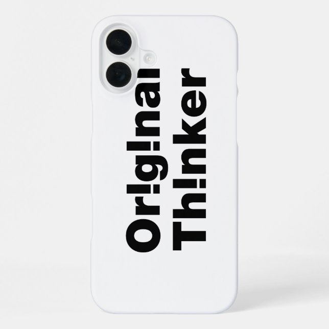 Coque iPhone Penseur Original (Verso)