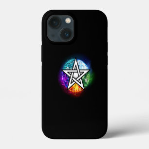 Etui iPhone 13 Mini Pentagramme wiccan