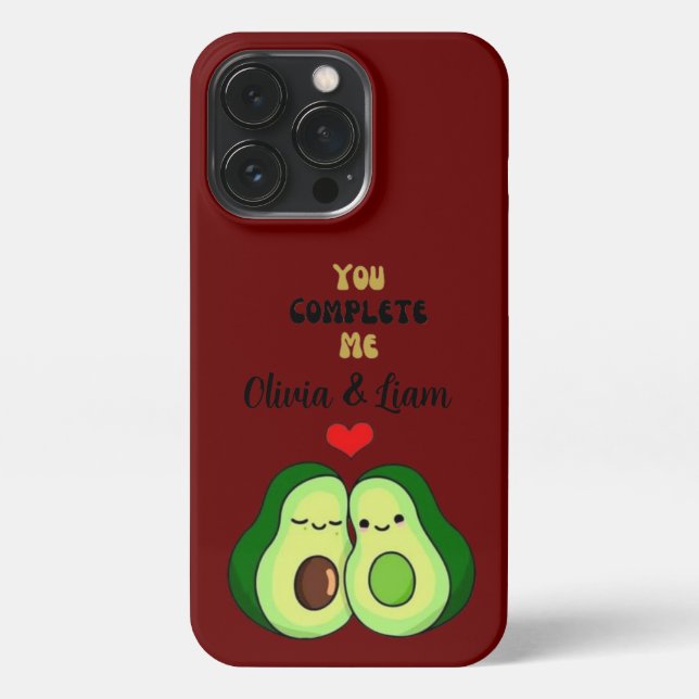 Coque iPhone personalised phone case, Valentine's day gift. (Verso)