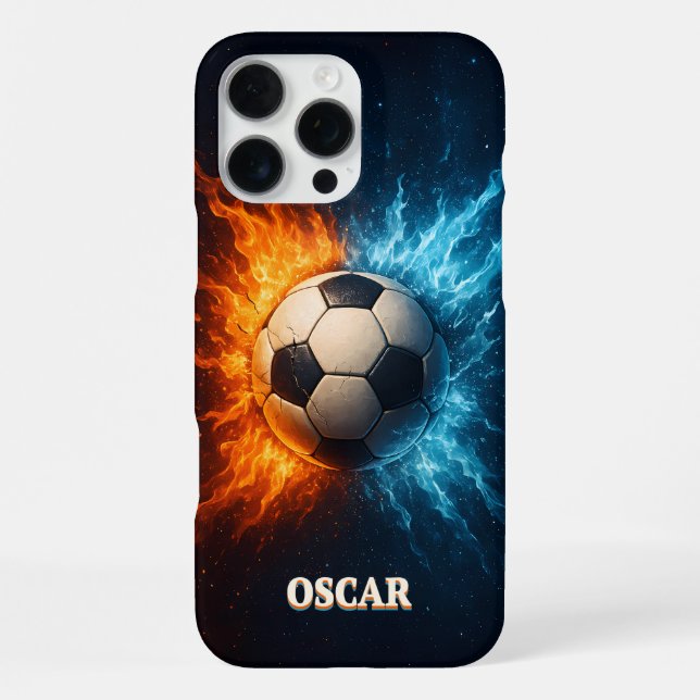 Coque iPhone Personalised Sports/Soccer iPhone 16 Pro Max Case (Verso)