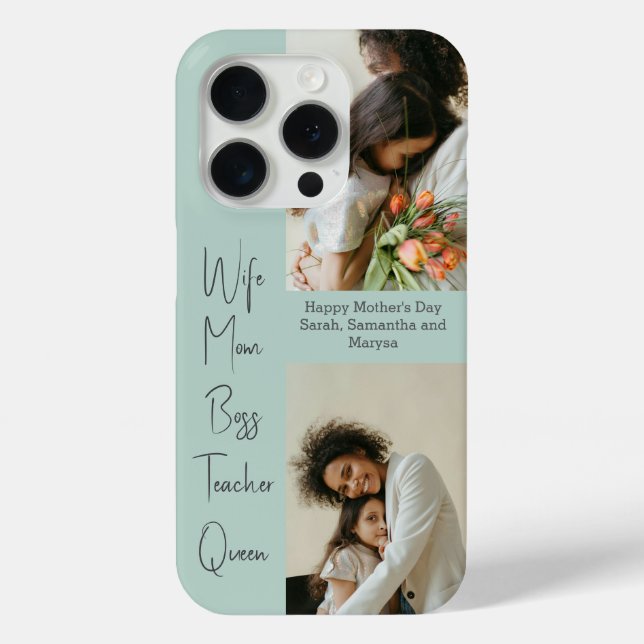 Coque iphone personnalisé avec collage photo | Tex (Verso)