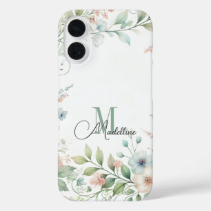 Coque iphone personnalisé avec Fleurs Fluides