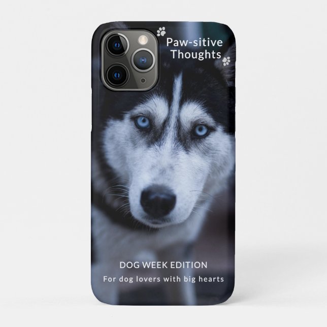 Coque iphone personnalisé de la semaine de chien - (Dos)