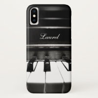 Coque iphone personnalisé de musique de piano