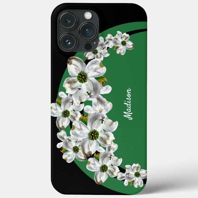 Coque iphone personnalisé en fleur de bois de chie (Verso)