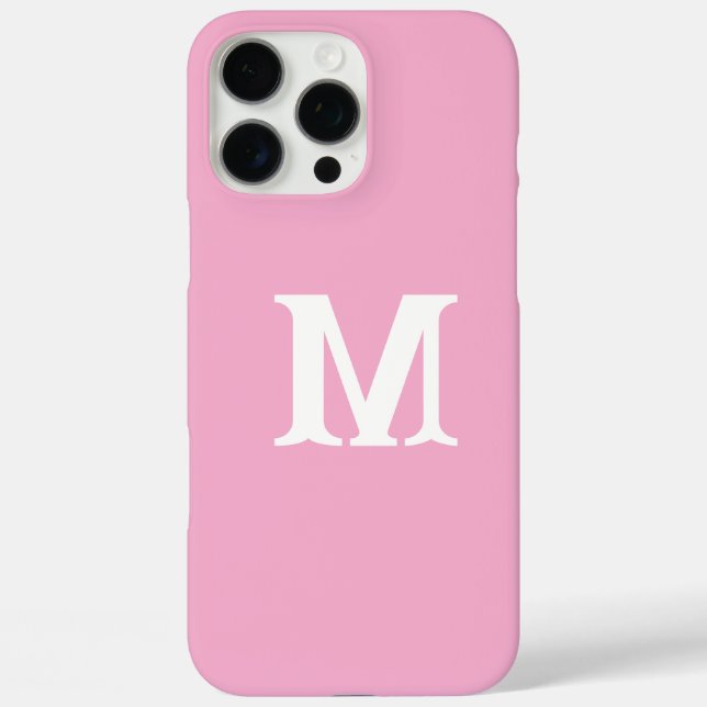 Coque iphone personnalisé minimaliste avec monogra (Verso)