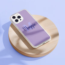 Coque iphone personnalisé minimaliste avec monogra