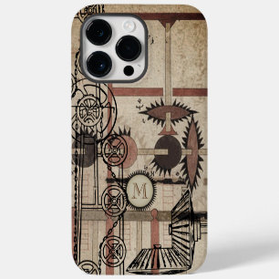 Coque iphone personnalisé Monogram Steam Punk