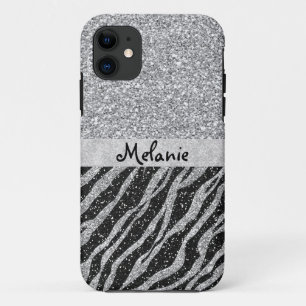 Coque iphone personnalisé Monogramme Parties scint