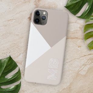 Coque iPhone 11Pro Max Personnalisé Neutre ivoire Beige Taupe Brown natur