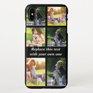 Coque iPhone XS Max Personnaliser le collage photo et le texte Coque-M