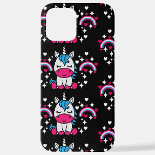 Coque iPhone 12 Pro Max Petites filles Unicorn Pony