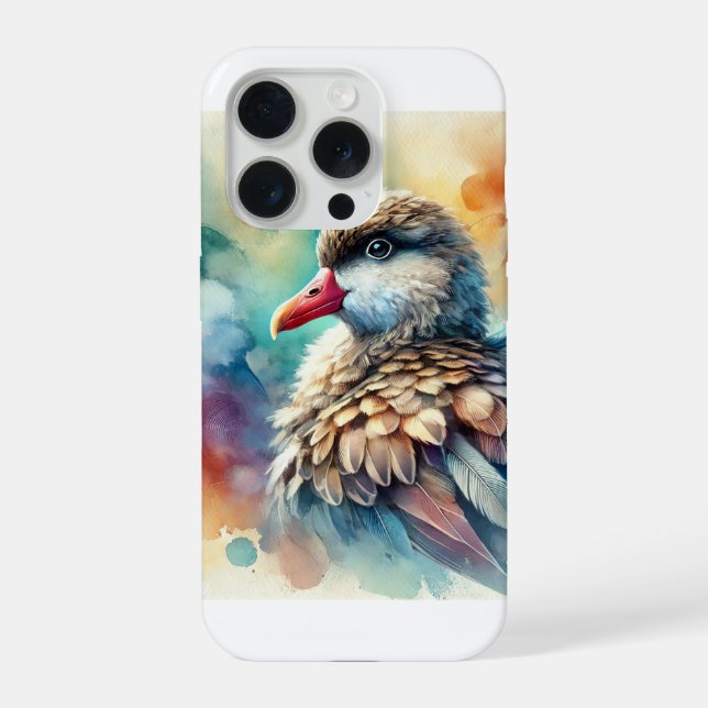 Coque iPhone Petrel Duck 030924AREF106 - Watercolor (Verso)