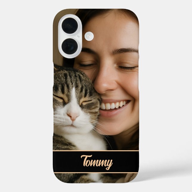 Coque iphone photo et nom personnalisé pour les am (Verso)