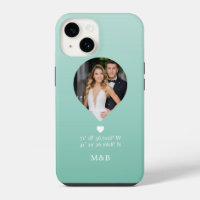 Photo Monogramme Cœur Romantique Coordonne Moderne