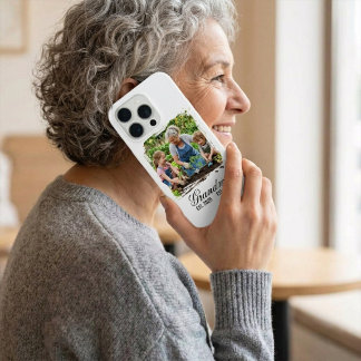 Photo personnalisé Grand-mère établie Écriture élé