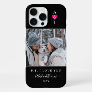 Coque iPhone 16 Pro Max Photo personnalisée et étui de mariage/fiançailles