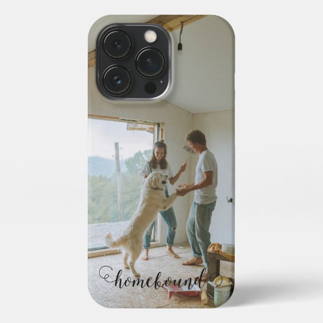 Coque iPhone Photo personnalisée et texte Photo Love Coque-Mate (Verso)