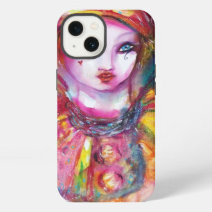 Etui iPhone 13 PIERO AVEC CHAT / Masques de Venise