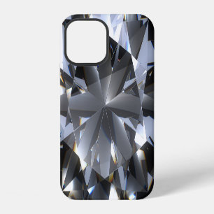 Coque iPhone 12 Pierre précieuse : éclat d'espace noir.