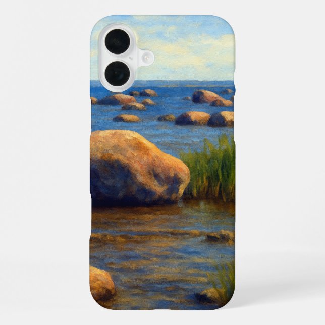Coque iPhone Pierres de Vormsi (Verso)