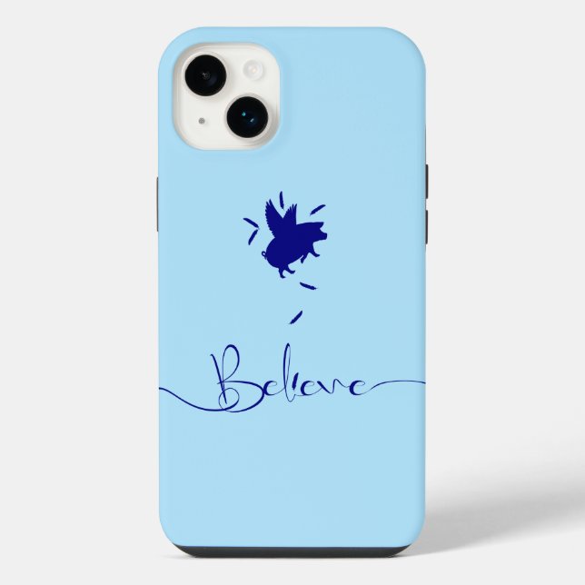 Coque iPhone Pig Feathers (Verso)