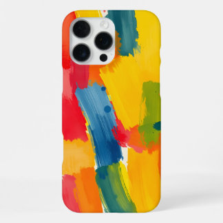 Coque iPhone 16 Pro Max Pinceau abstrait