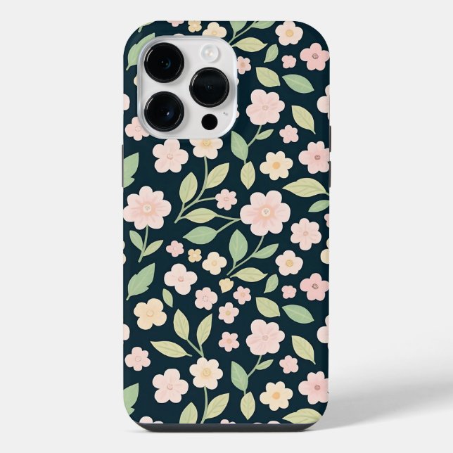 Coque iPhone Pink Spring Elegance (Verso)