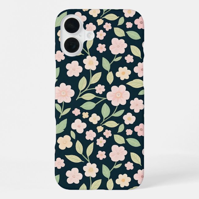 Coque iPhone Pink Spring Elegance (Verso)