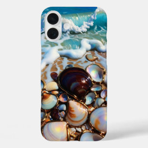 Coque iPhone Plage aux Coquillages Design Été Côté