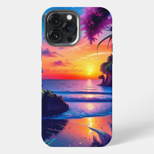 Etui iPhone 13 Pro Max Plage Tropicale Fantastique Deux