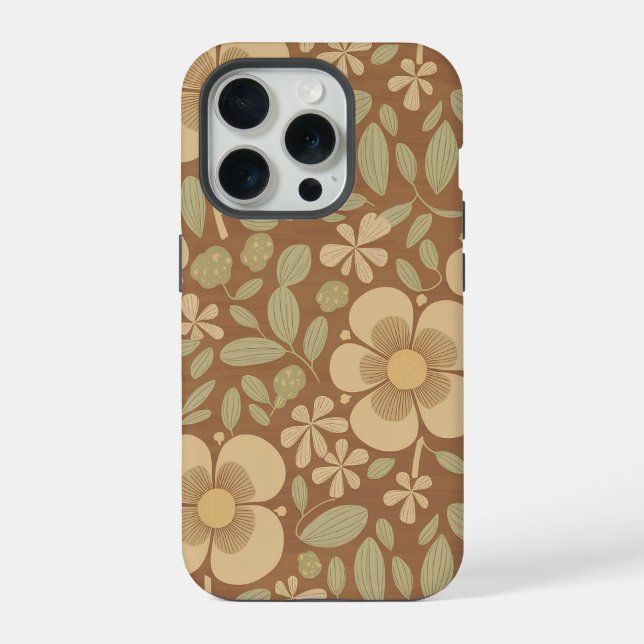 Coque iPhone Plaisir Floral Rustique (Verso)