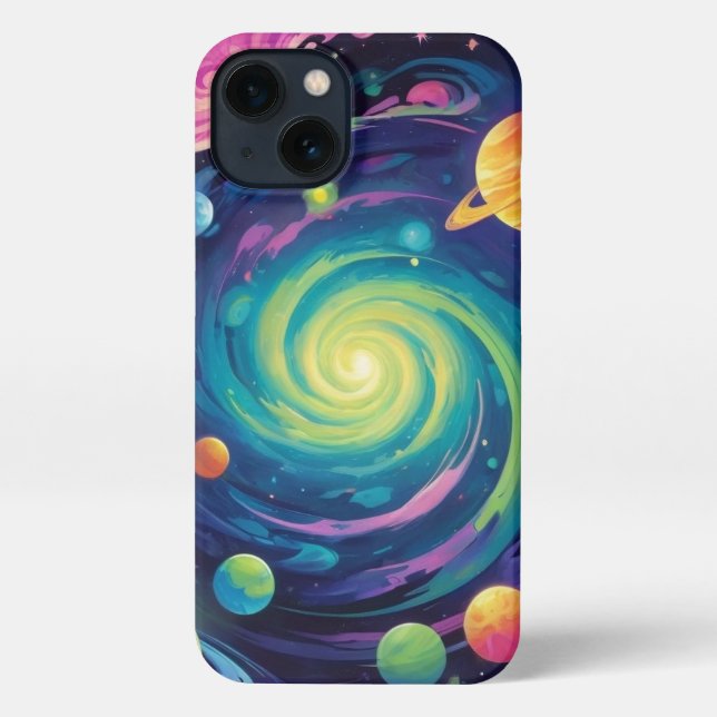 Coque iPhone Planetary Spin (Verso)