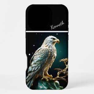 Coque iPhone 16 Pro Max Pleine Lune Aigle