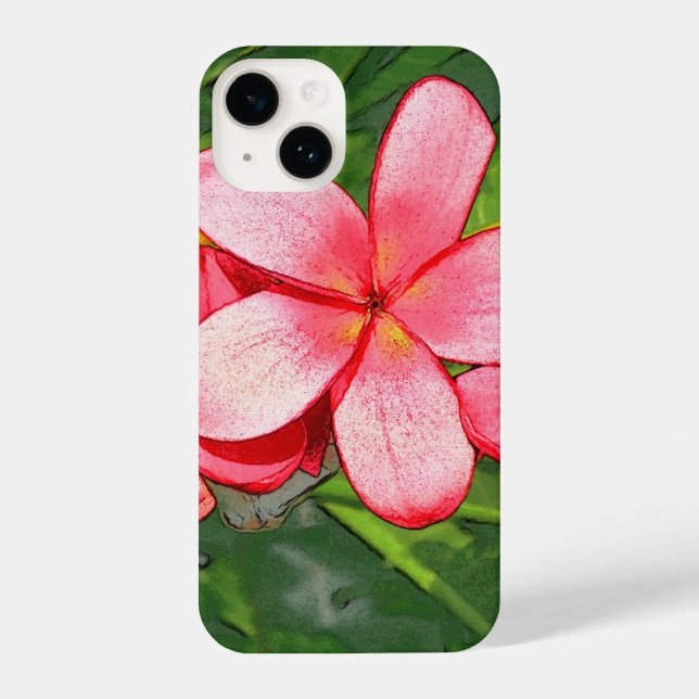 Coque iPhone plumérie (Verso)