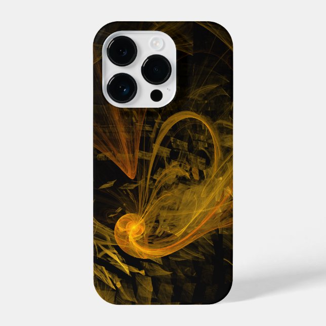 Coque iPhone Point de rupture Art Abstrait (Verso)