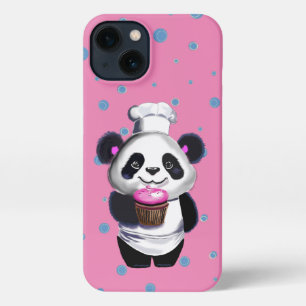 Etui iPhone 13 Point Panda Polka Cute