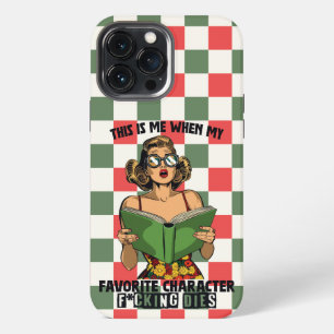 Etui iPhone 13 Pro Max Pop Art Bookworm, Noël